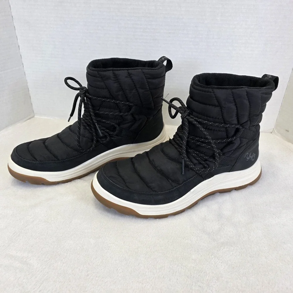 Ryka Women's Highlight Snow Boot‎ Sz 10M Water Repellent with Lug Sole